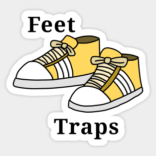 Feet Traps Sticker